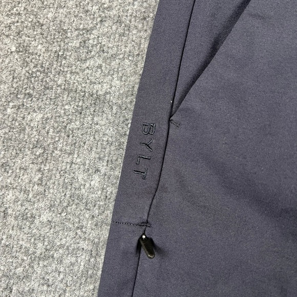 BYLT Everyday Pants 2.0 Mens L (32x30) Dark Blue Stretch Chino - Picture 6 of 10